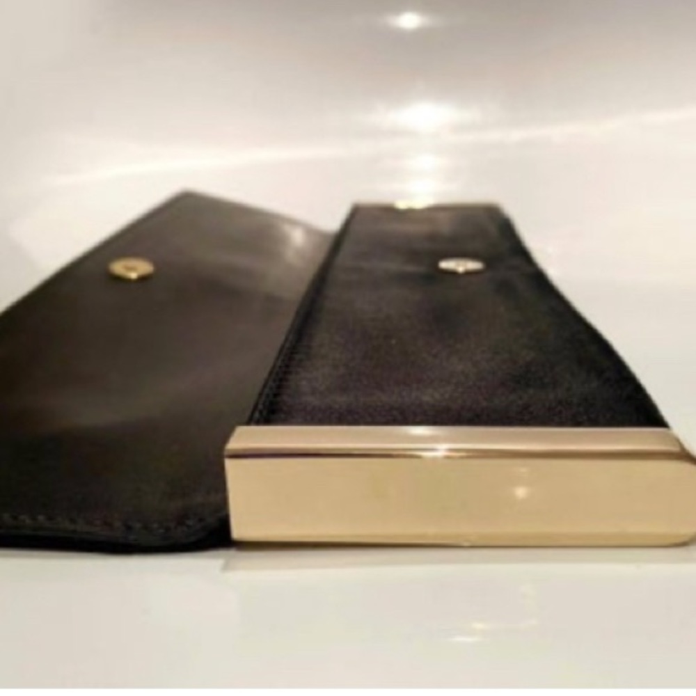2000s Tom Ford for Gucci Black Satin Box Clutch Bag - Picture 9 of 9